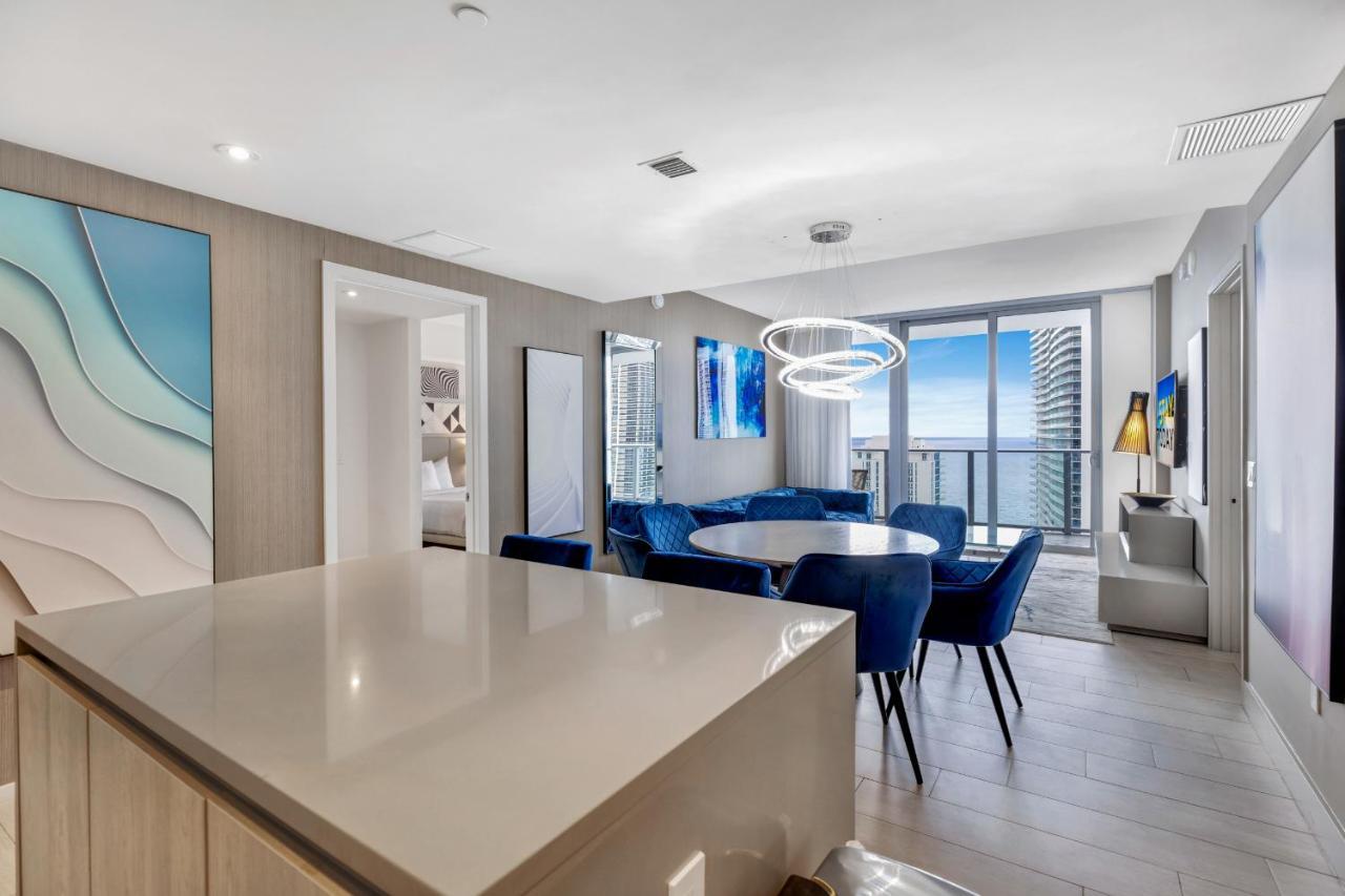 Hyde House - Luxury Waterfront 2Br 2Ba Apartment Suite With Direct Ocean View, Roof Top Pool, Resort Amenities Hollywood Eksteriør billede