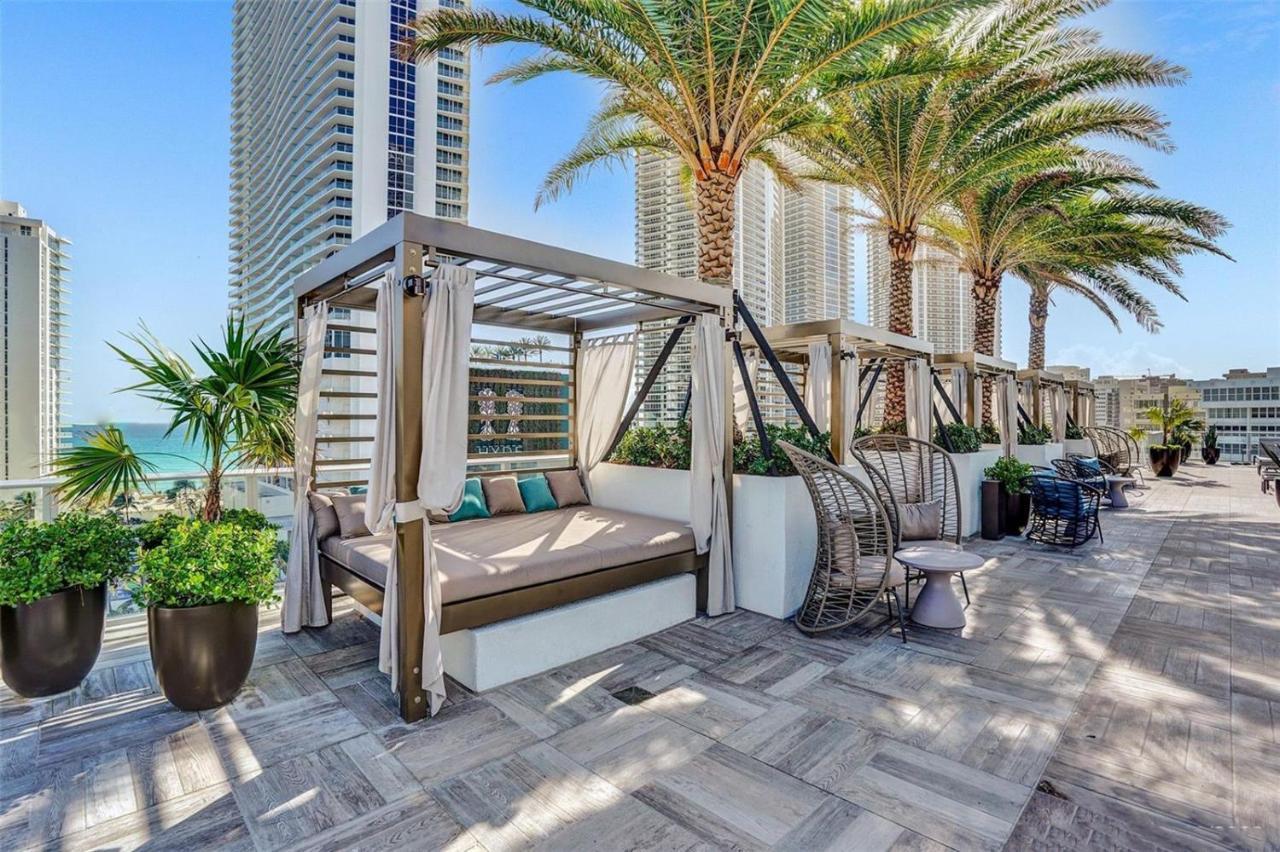 Hyde House - Luxury Waterfront 2Br 2Ba Apartment Suite With Direct Ocean View, Roof Top Pool, Resort Amenities Hollywood Eksteriør billede