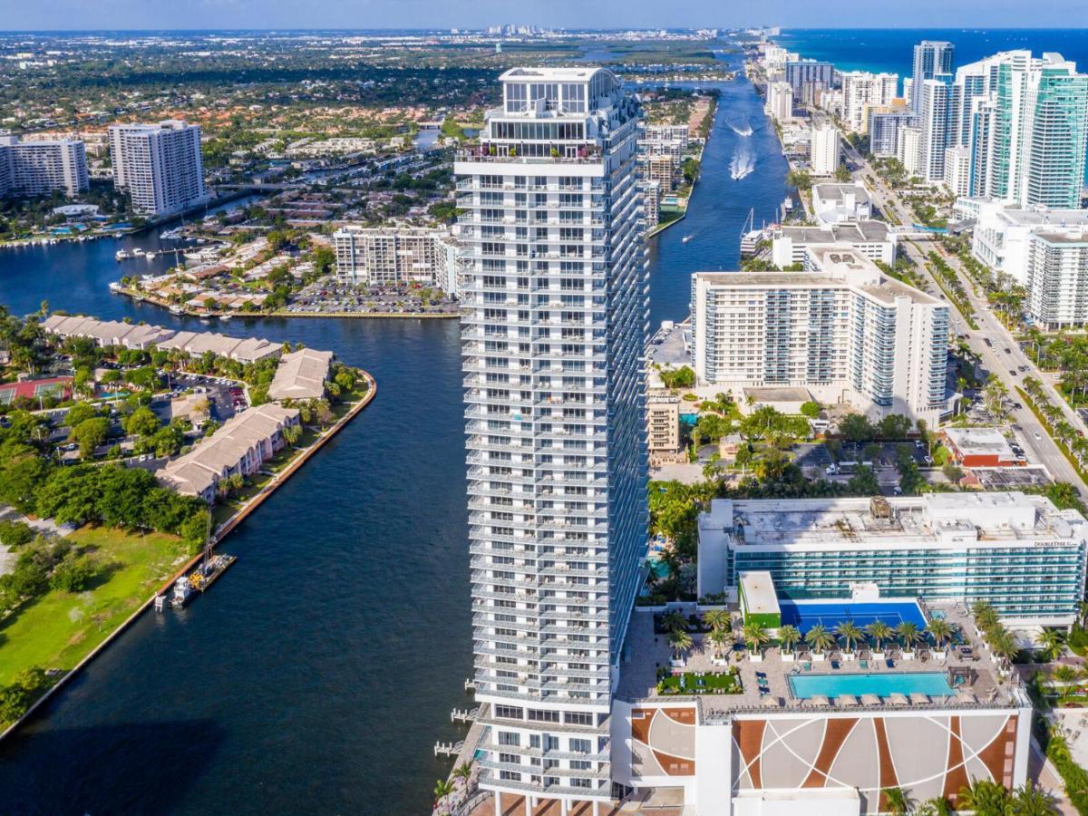 Hyde House - Luxury Waterfront 2Br 2Ba Apartment Suite With Direct Ocean View, Roof Top Pool, Resort Amenities Hollywood Eksteriør billede