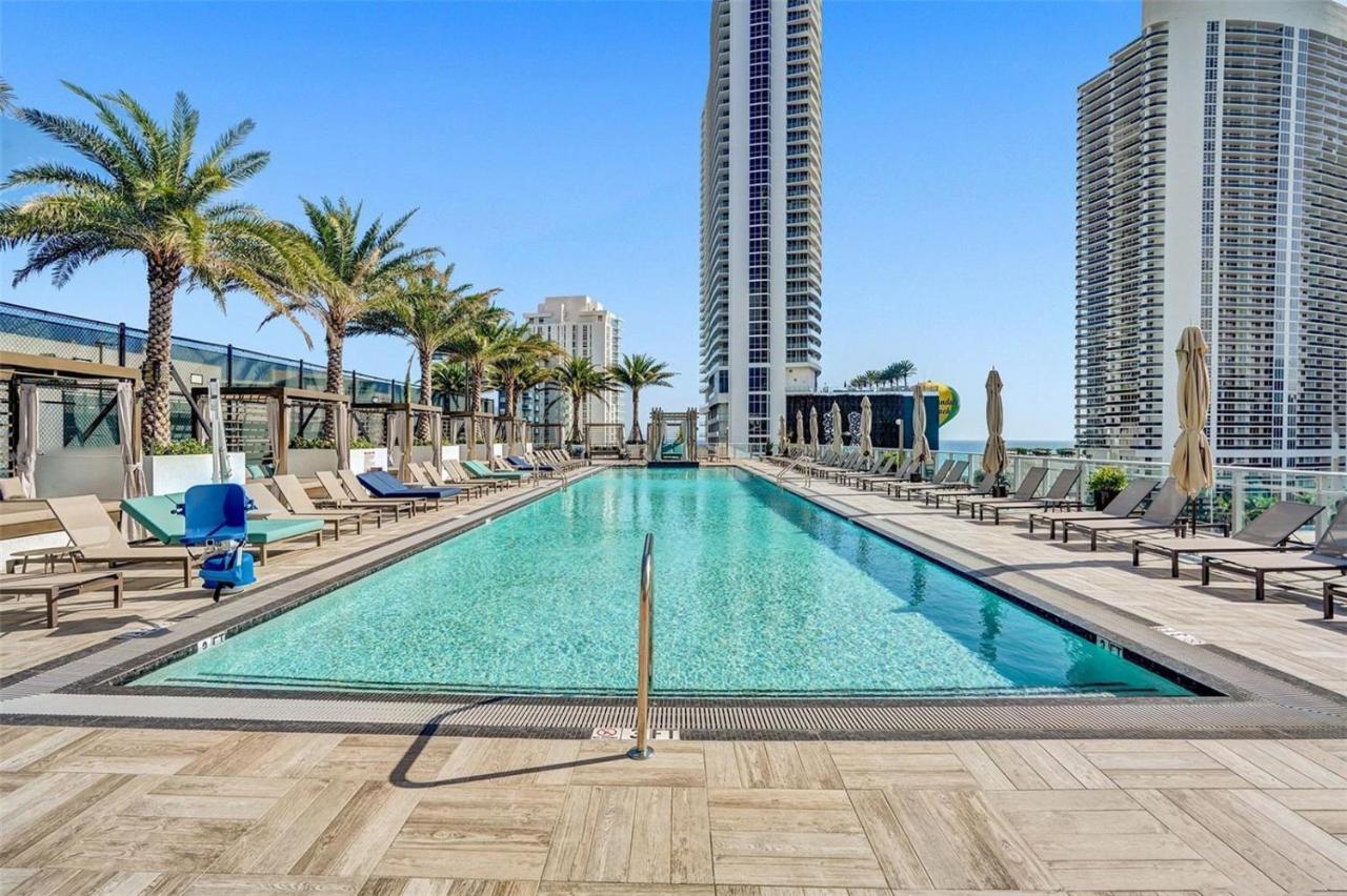 Hyde House - Luxury Waterfront 2Br 2Ba Apartment Suite With Direct Ocean View, Roof Top Pool, Resort Amenities Hollywood Eksteriør billede