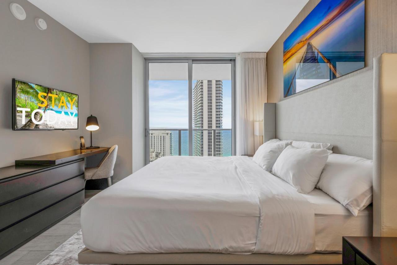 Hyde House - Luxury Waterfront 2Br 2Ba Apartment Suite With Direct Ocean View, Roof Top Pool, Resort Amenities Hollywood Eksteriør billede
