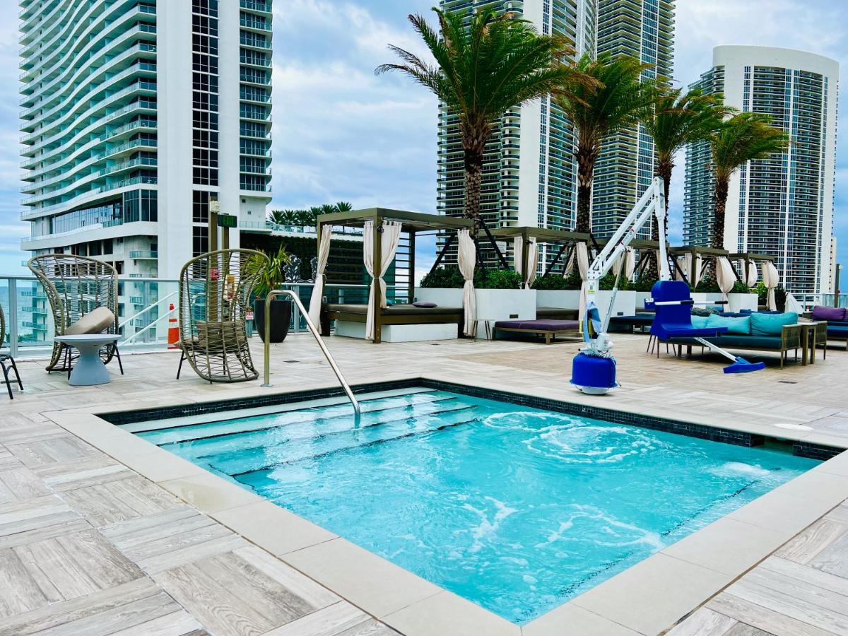 Hyde House - Luxury Waterfront 2Br 2Ba Apartment Suite With Direct Ocean View, Roof Top Pool, Resort Amenities Hollywood Eksteriør billede