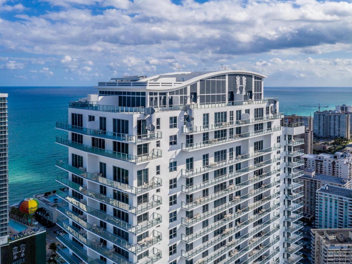 Hyde House - Luxury Waterfront 2Br 2Ba Apartment Suite With Direct Ocean View, Roof Top Pool, Resort Amenities Hollywood Eksteriør billede