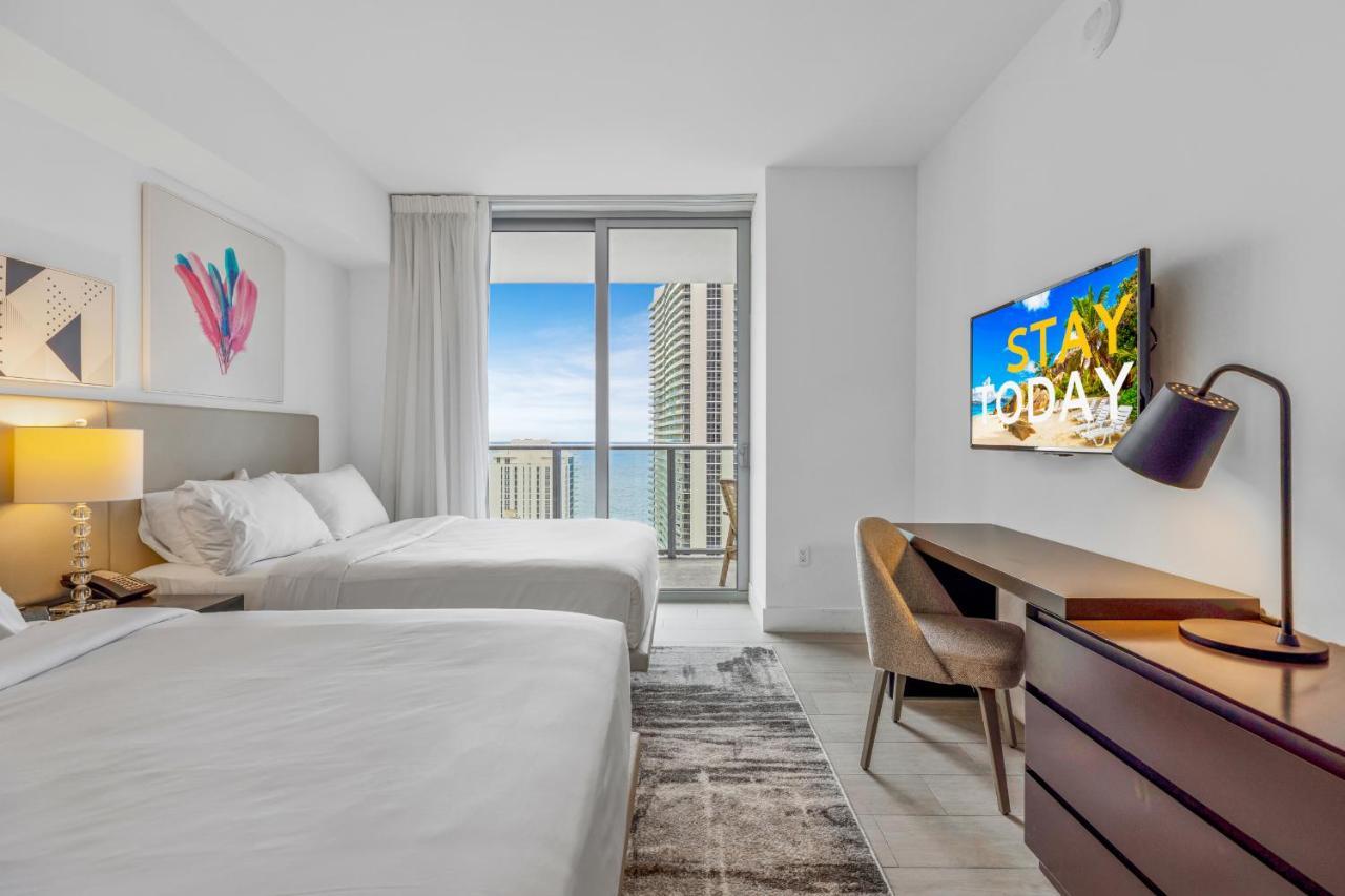 Hyde House - Luxury Waterfront 2Br 2Ba Apartment Suite With Direct Ocean View, Roof Top Pool, Resort Amenities Hollywood Eksteriør billede
