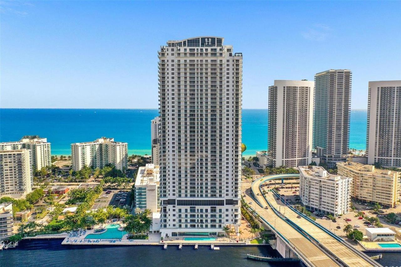 Hyde House - Luxury Waterfront 2Br 2Ba Apartment Suite With Direct Ocean View, Roof Top Pool, Resort Amenities Hollywood Eksteriør billede