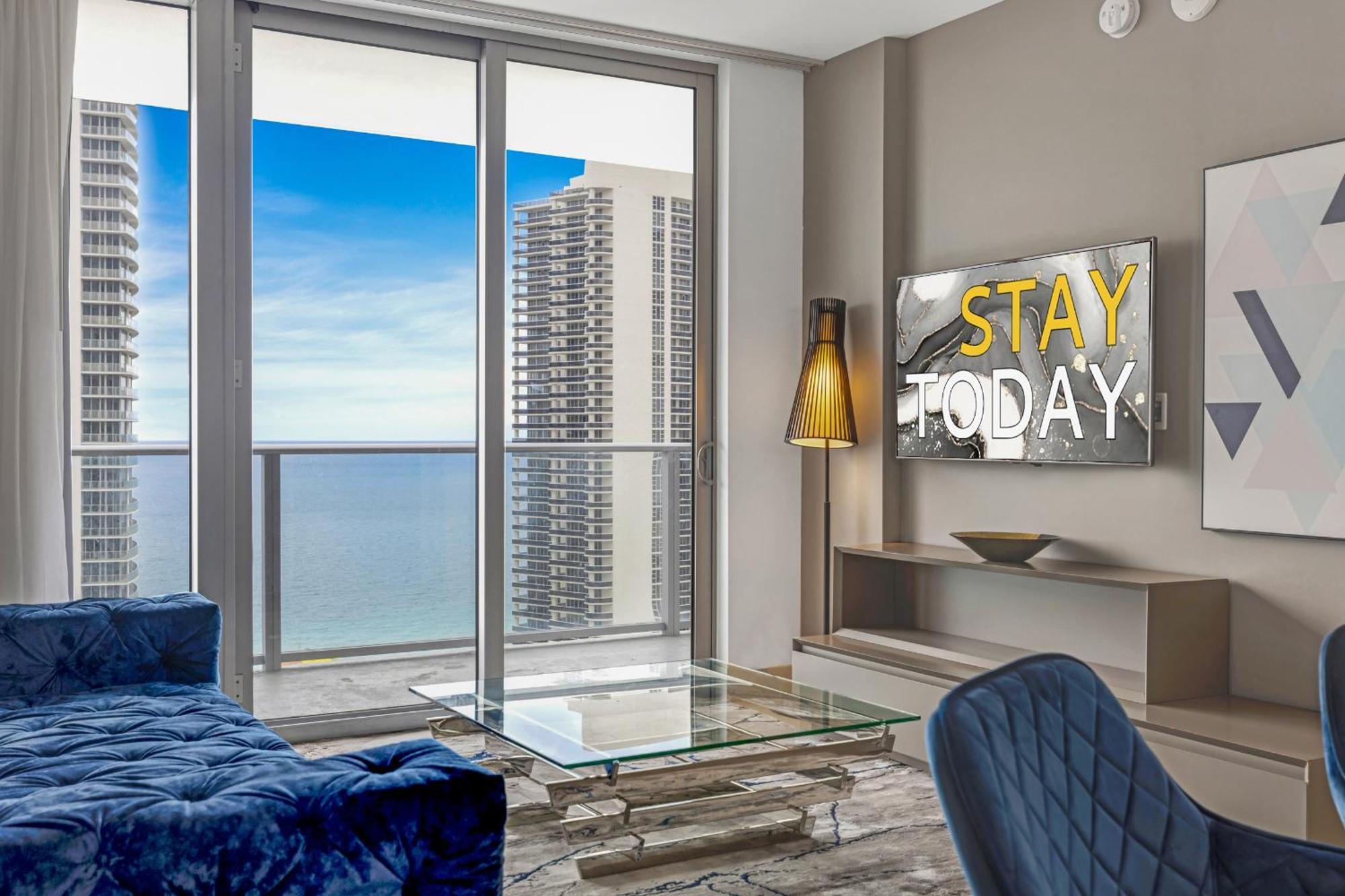 Hyde House - Luxury Waterfront 2Br 2Ba Apartment Suite With Direct Ocean View, Roof Top Pool, Resort Amenities Hollywood Eksteriør billede